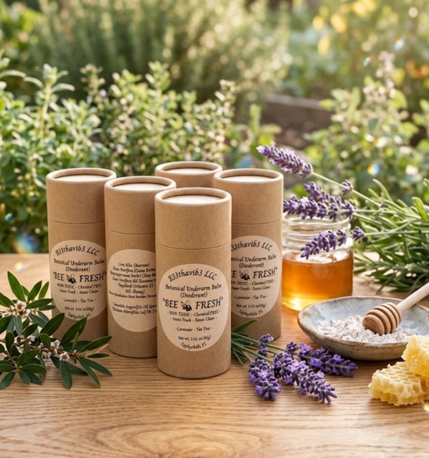 "BEE 🐝 FRESH" Botanical Underarm Balm (Deodorant)